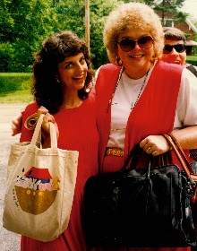 Jeri Huseth and Nancy Burgess are happy after Church! 